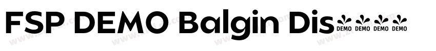 FSP DEMO Balgin Dis字体转换